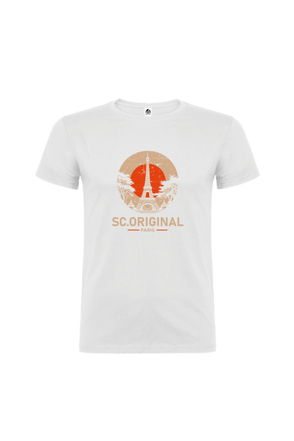 Camiseta Manga Corta Hombre Personalizada "Paris"