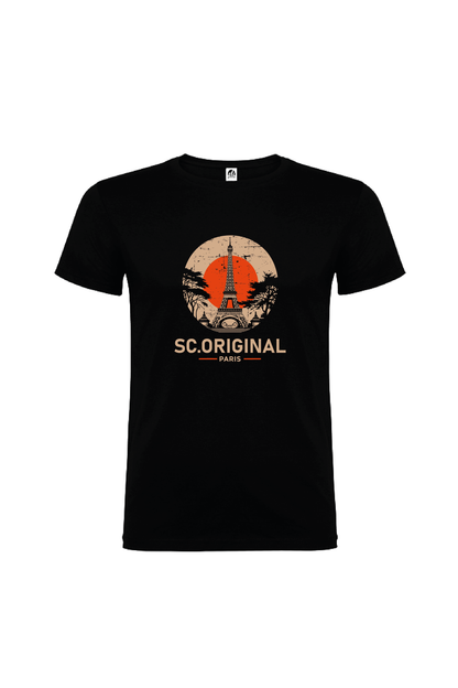 Camiseta Manga Corta Hombre Personalizada "Paris"