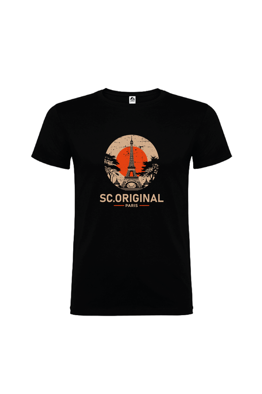 Camiseta Manga Corta Hombre Personalizada "Paris"