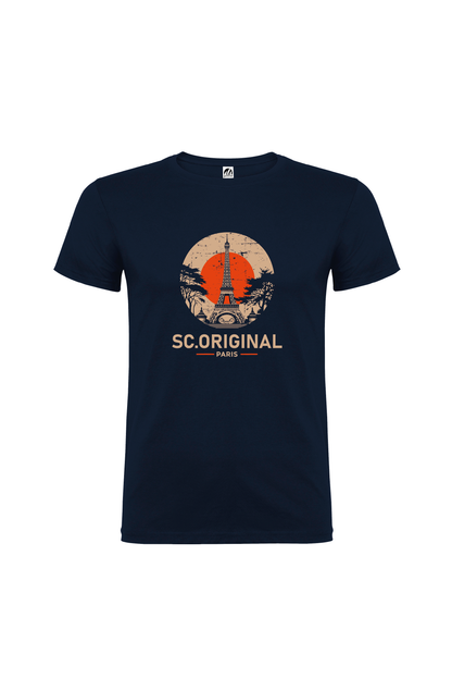 Camiseta Manga Corta Hombre Personalizada "Paris"