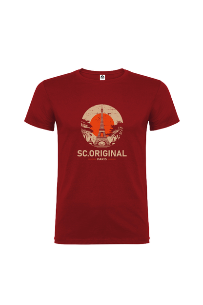 Camiseta Manga Corta Hombre Personalizada "Paris"