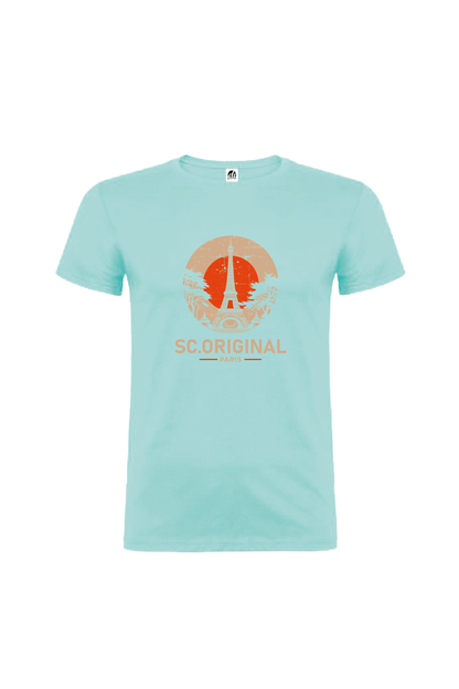 Camiseta Manga Corta Hombre Personalizada "Paris"