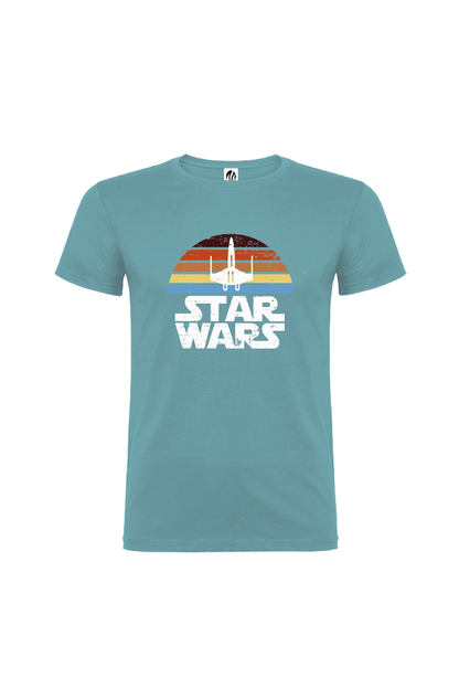 Camiseta Manga Corta Hombre Personalizada "Star Wars"
