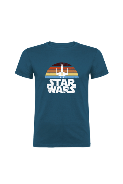 Camiseta Manga Corta Hombre Personalizada "Star Wars"