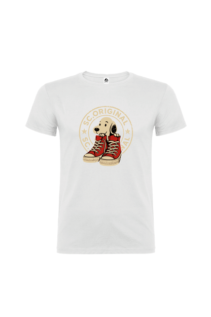 Camiseta Manga Corta Hombre Personalizada "Zapatillas"