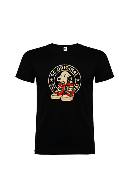 Camiseta Manga Corta Hombre Personalizada "Zapatillas"
