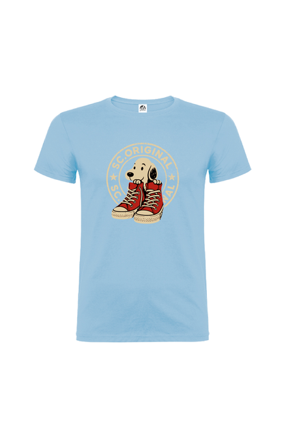 Camiseta Manga Corta Hombre Personalizada "Zapatillas"