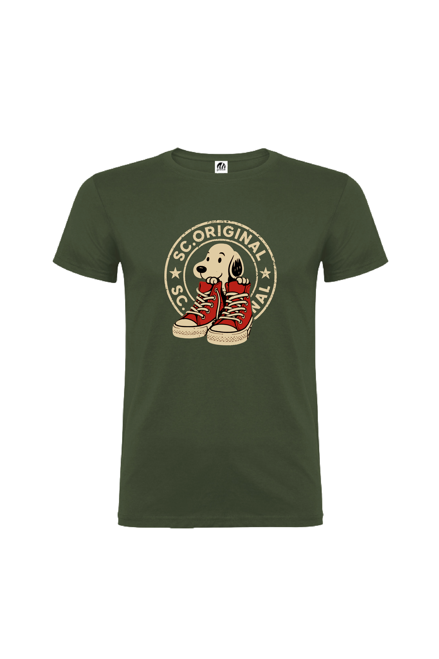 Camiseta Manga Corta Hombre Personalizada "Zapatillas"