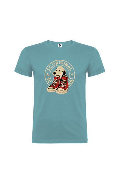 Camiseta Manga Corta Hombre Personalizada "Zapatillas"
