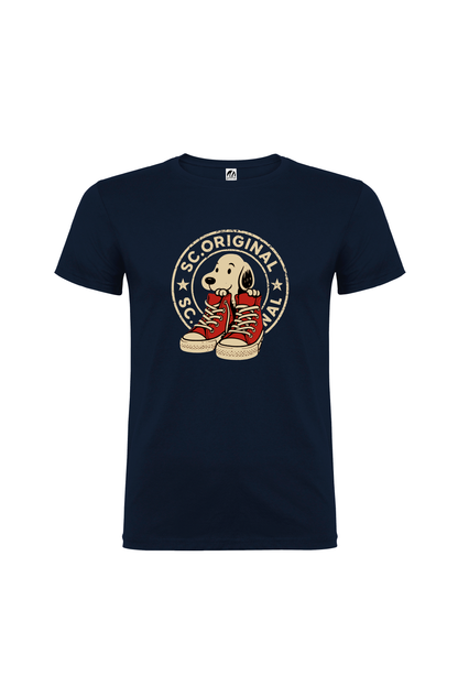 Camiseta Manga Corta Hombre Personalizada "Zapatillas"