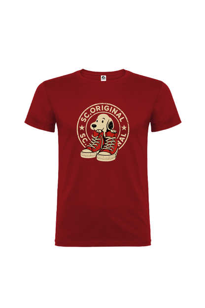 Camiseta Manga Corta Hombre Personalizada "Zapatillas"