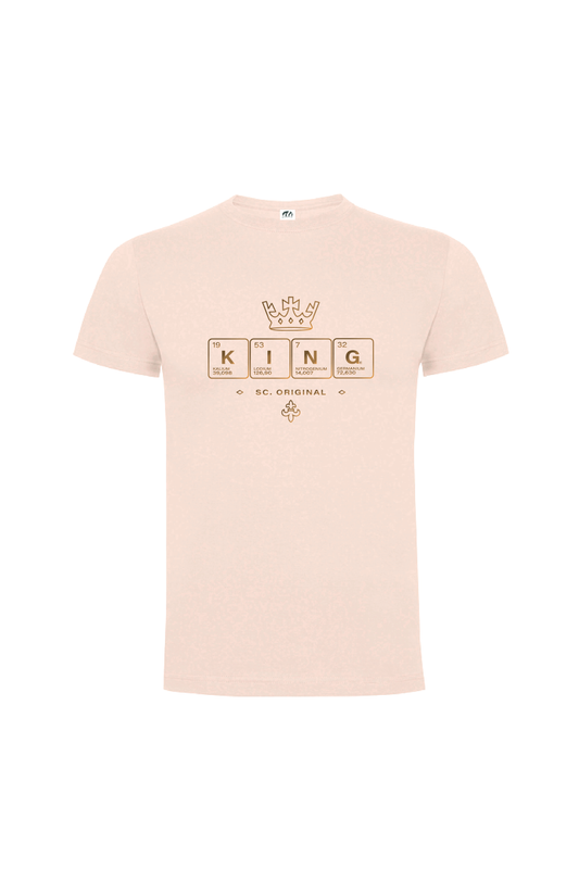 Camiseta Manga Corta Hombre Personalizada "King"