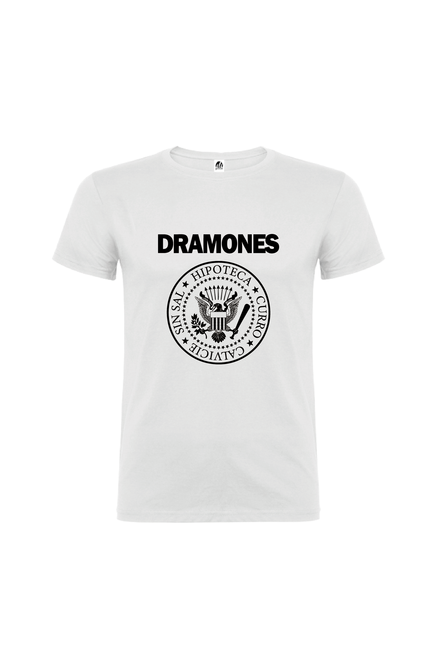 Camiseta Manga Corta Hombre Personalizada "DRamones"