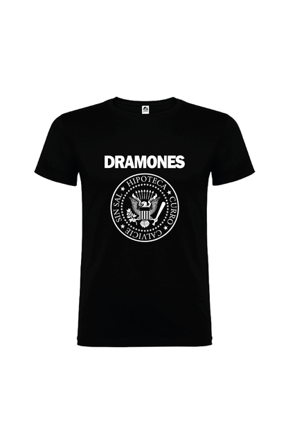 Camiseta Manga Corta Hombre Personalizada "DRamones"