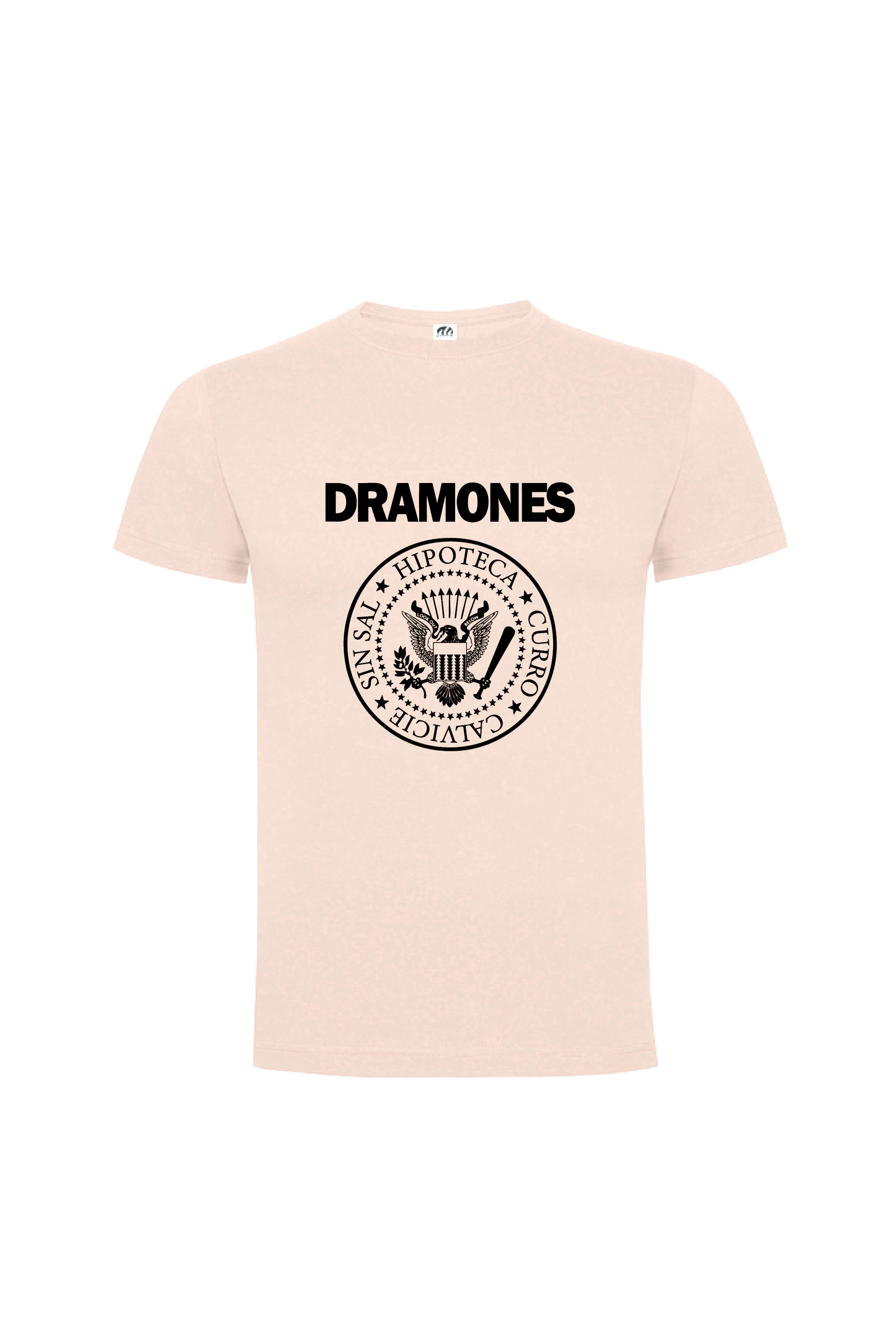 Camiseta Manga Corta Hombre Personalizada "DRamones"