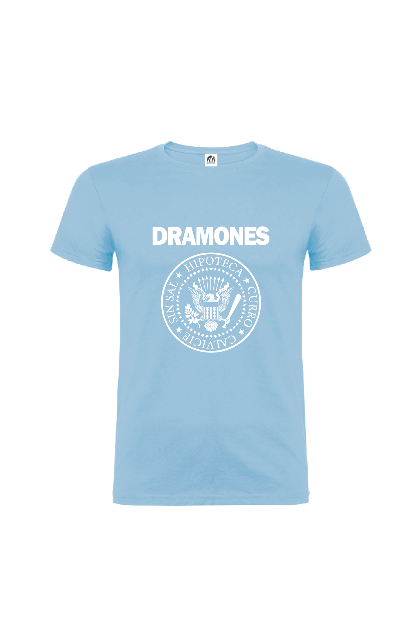 Camiseta Manga Corta Hombre Personalizada "DRamones"