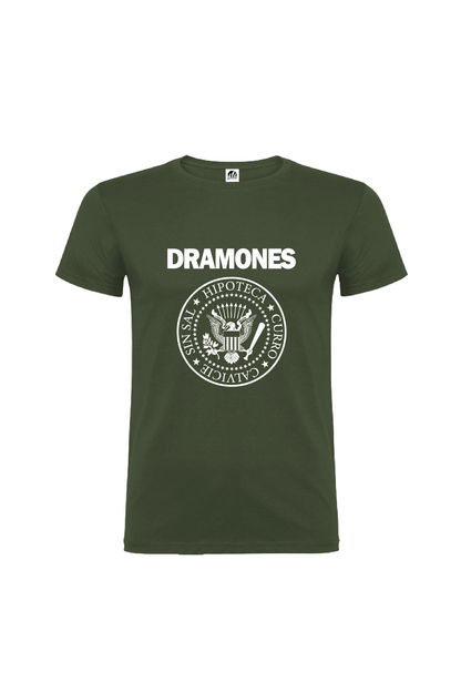 Camiseta Manga Corta Hombre Personalizada "DRamones"