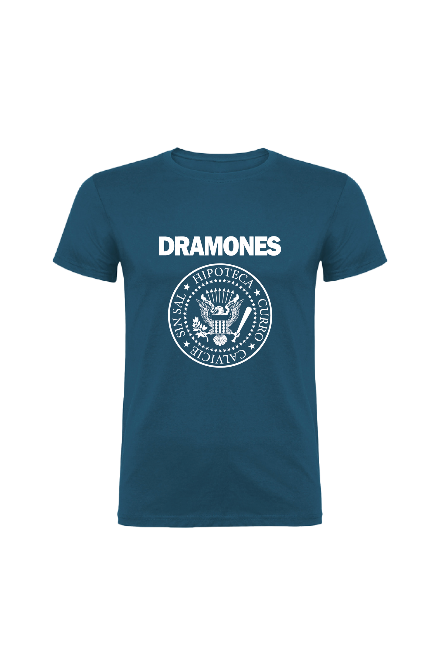 Camiseta Manga Corta Hombre Personalizada "DRamones"
