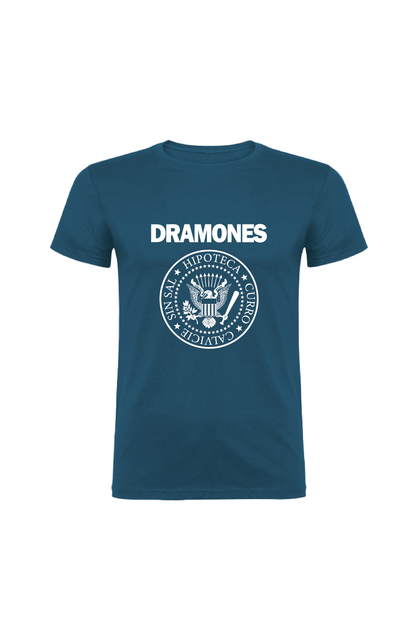 Camiseta Manga Corta Hombre Personalizada "DRamones"