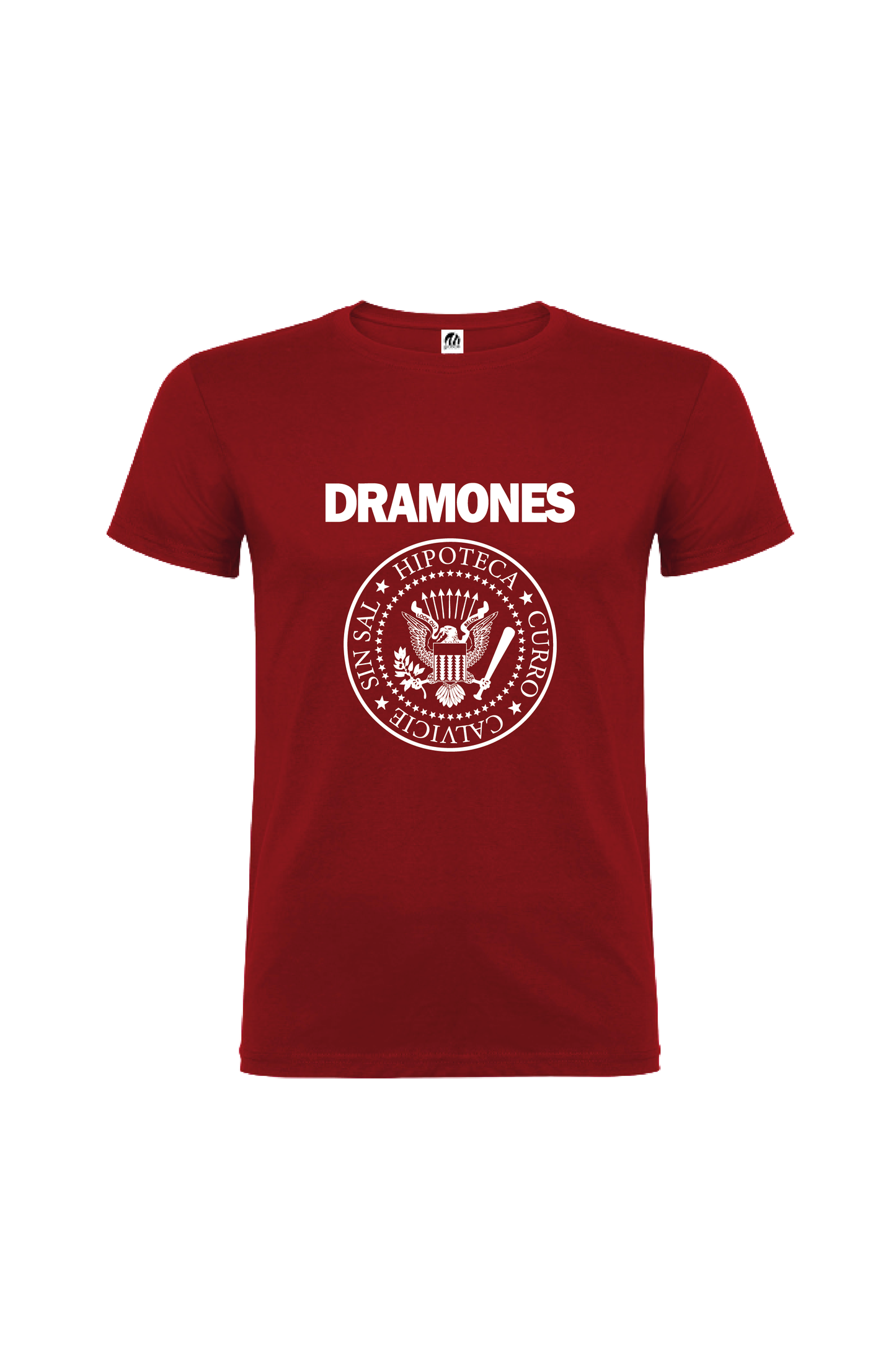Camiseta Manga Corta Hombre Personalizada "DRamones"