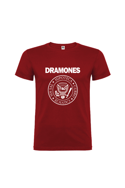 Camiseta Manga Corta Hombre Personalizada "DRamones"