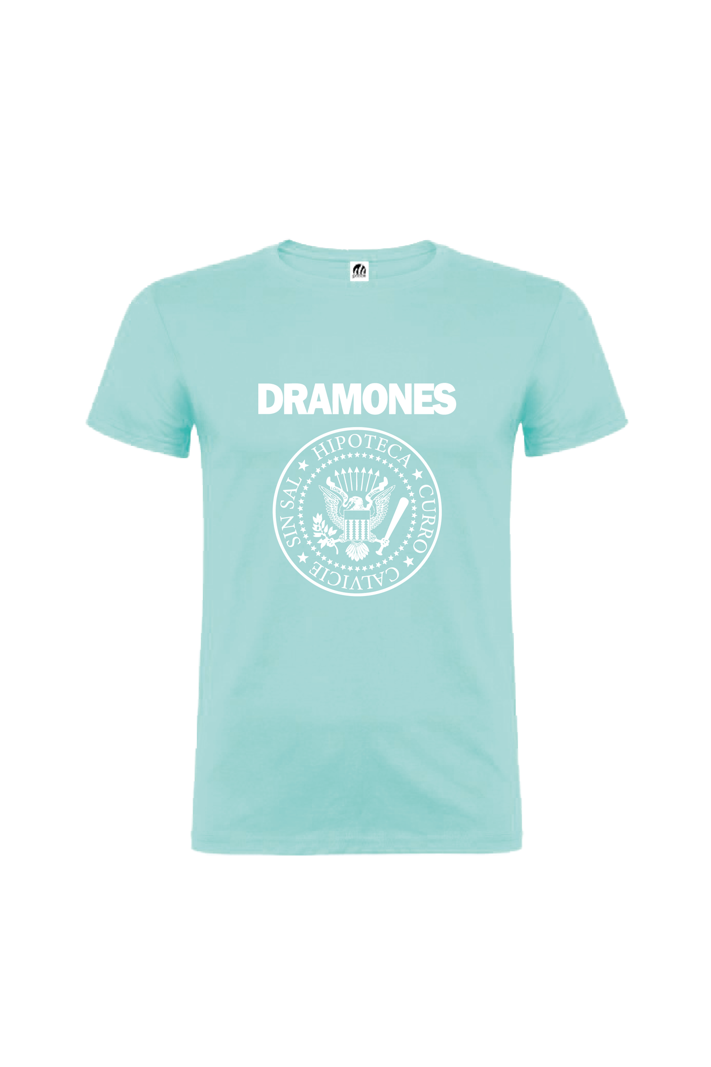 Camiseta Manga Corta Hombre Personalizada "DRamones"