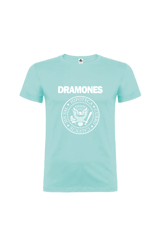Camiseta Manga Corta Hombre Personalizada "DRamones"