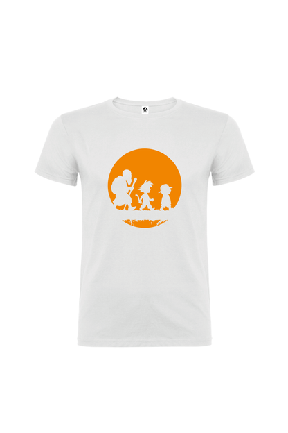 Camiseta Manga Corta Hombre Personalizada "Goku Sunset"