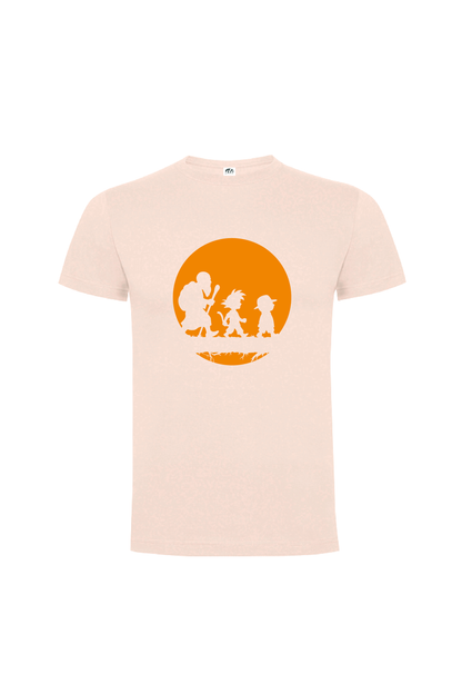 Camiseta Manga Corta Hombre Personalizada "Goku Sunset"