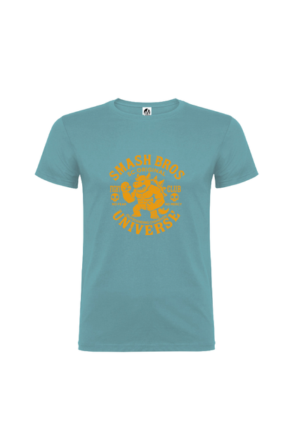 Camiseta Manga Corta Hombre Personalizada "Smash Bros"