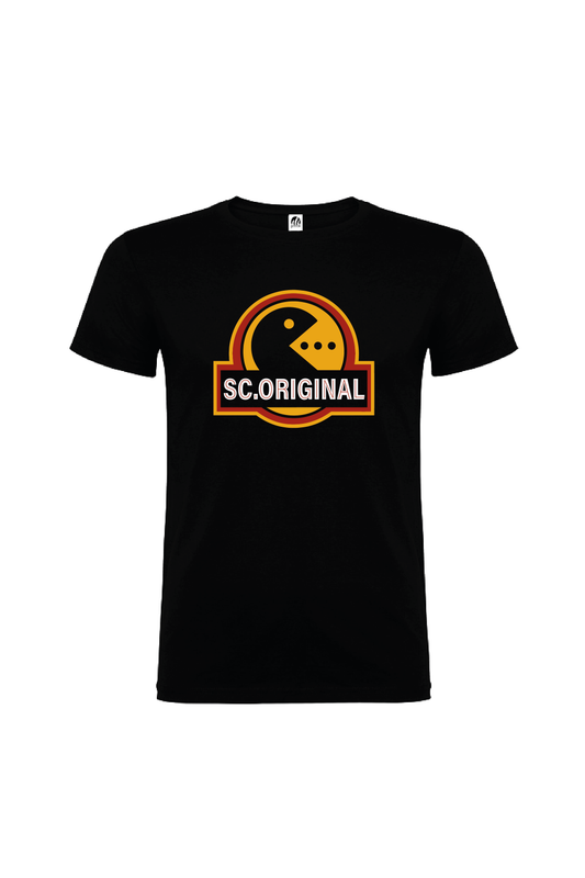 Camiseta Manga Corta Hombre Personalizada "Pac Man Sc.original"