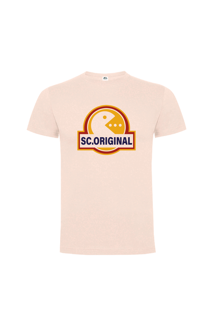 Camiseta Manga Corta Hombre Personalizada "Pac Man Sc.original"