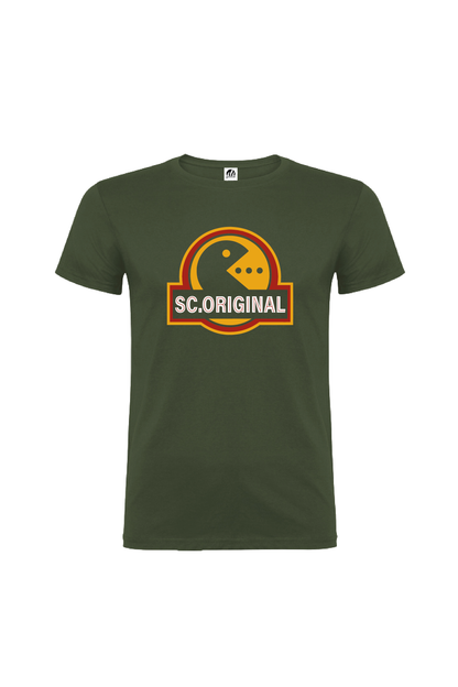 Camiseta Manga Corta Hombre Personalizada "Pac Man Sc.original"