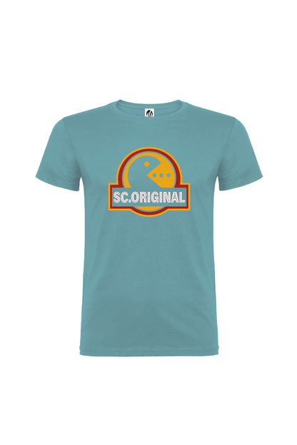 Camiseta Manga Corta Hombre Personalizada "Pac Man Sc.original"