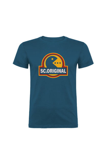 Camiseta Manga Corta Hombre Personalizada "Pac Man Sc.original"