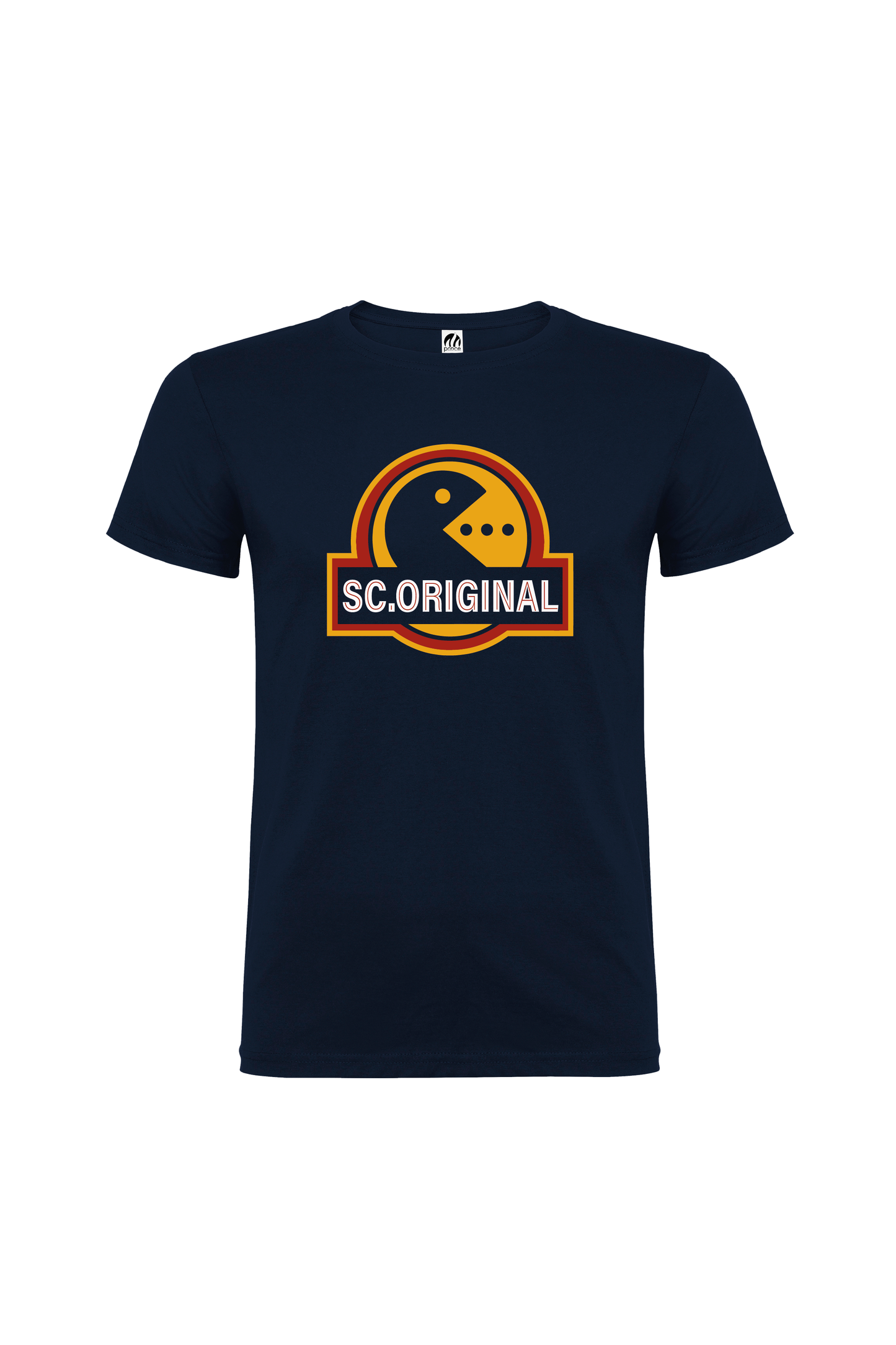 Camiseta Manga Corta Hombre Personalizada "Pac Man Sc.original"