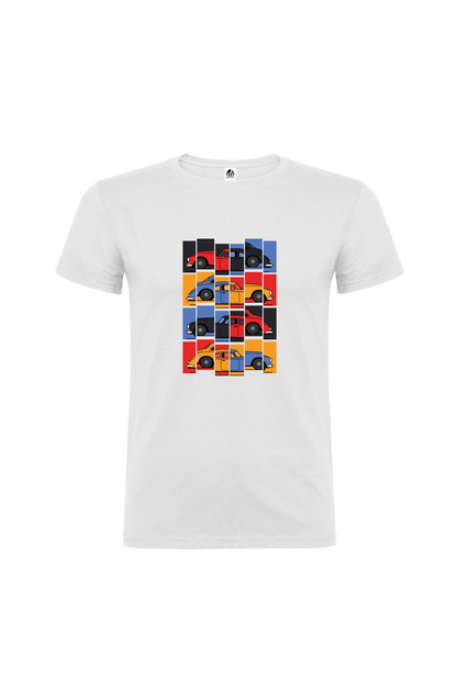 Camiseta Manga Corta Hombre Personalizada "Old car"