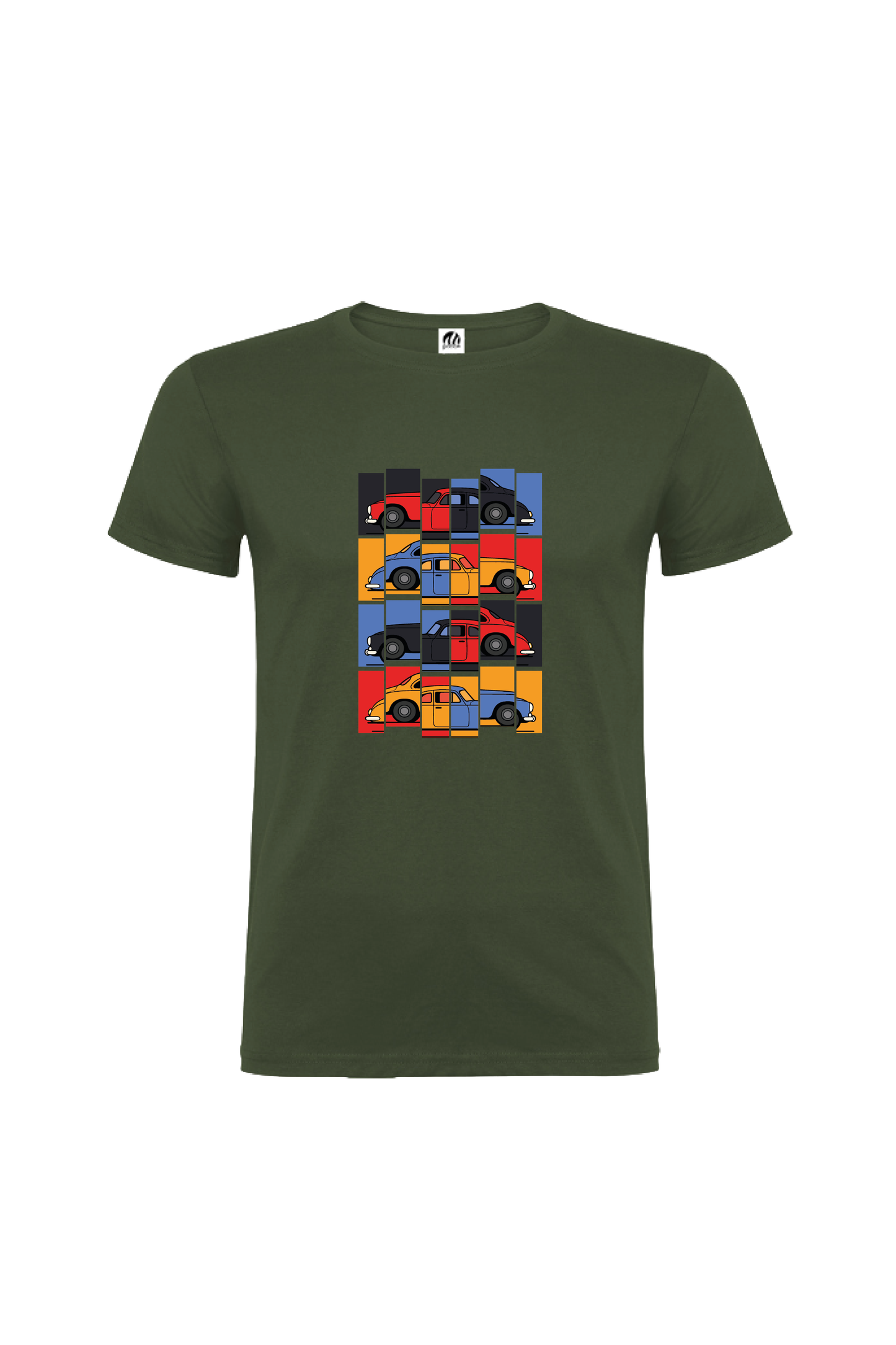 Camiseta Manga Corta Hombre Personalizada "Old car"