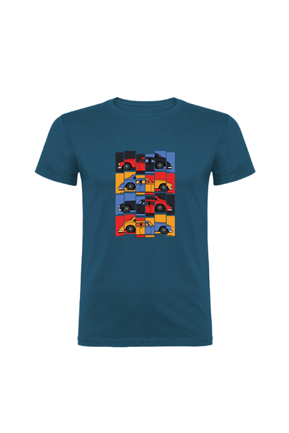 Camiseta Manga Corta Hombre Personalizada "Old car"