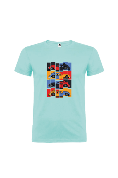 Camiseta Manga Corta Hombre Personalizada "Old car"