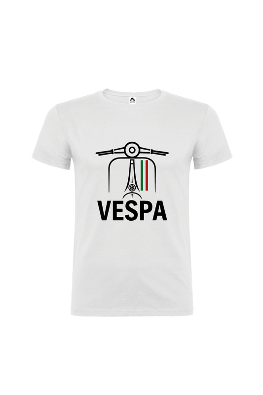 Camiseta Manga Corta Hombre Personalizada "Vespa"