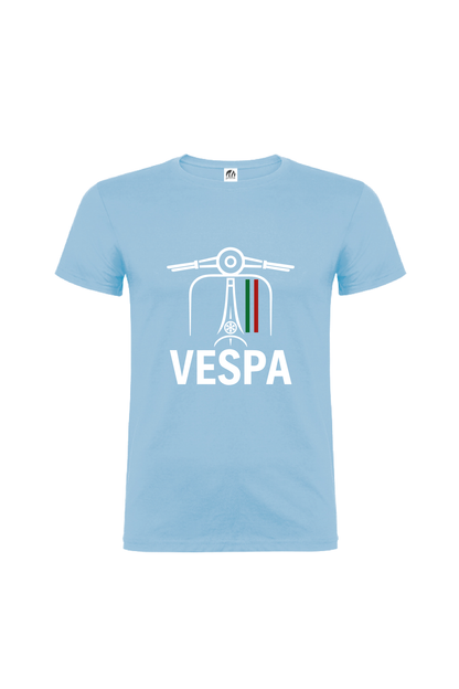 Camiseta Manga Corta Hombre Personalizada "Vespa"