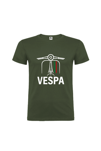 Camiseta Manga Corta Hombre Personalizada "Vespa"
