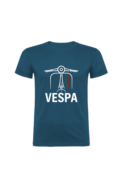 Camiseta Manga Corta Hombre Personalizada "Vespa"