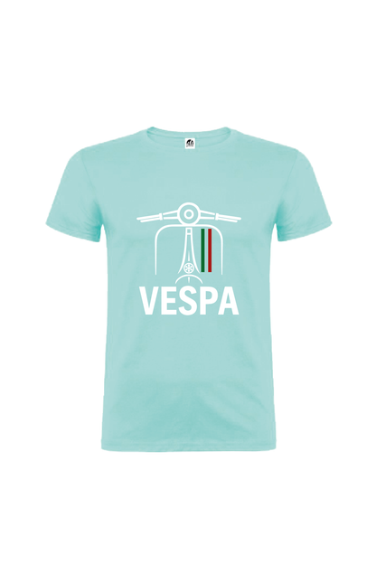 Camiseta Manga Corta Hombre Personalizada "Vespa"