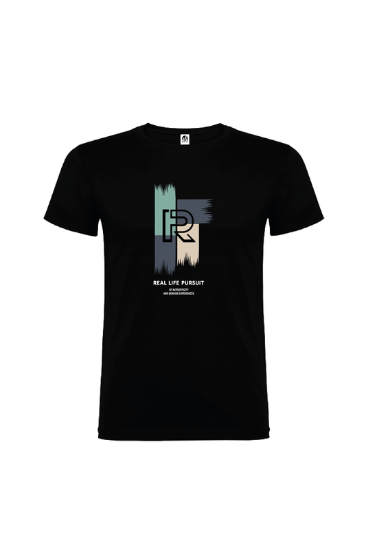 Camiseta Manga Corta Hombre Personalizada "Real life"