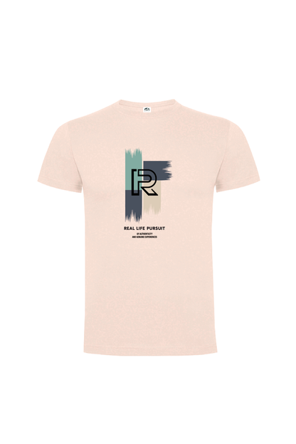 Camiseta Manga Corta Hombre Personalizada "Real life"