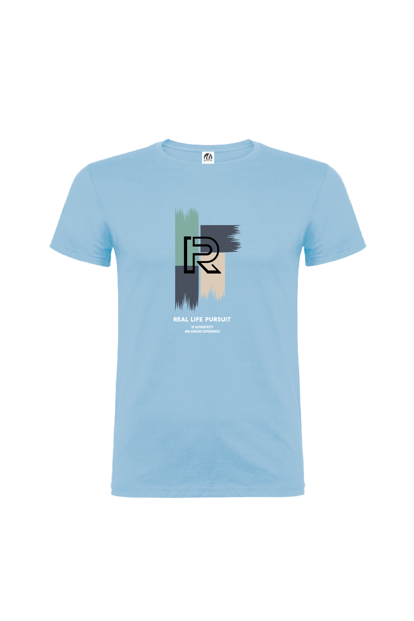 Camiseta Manga Corta Hombre Personalizada "Real life"