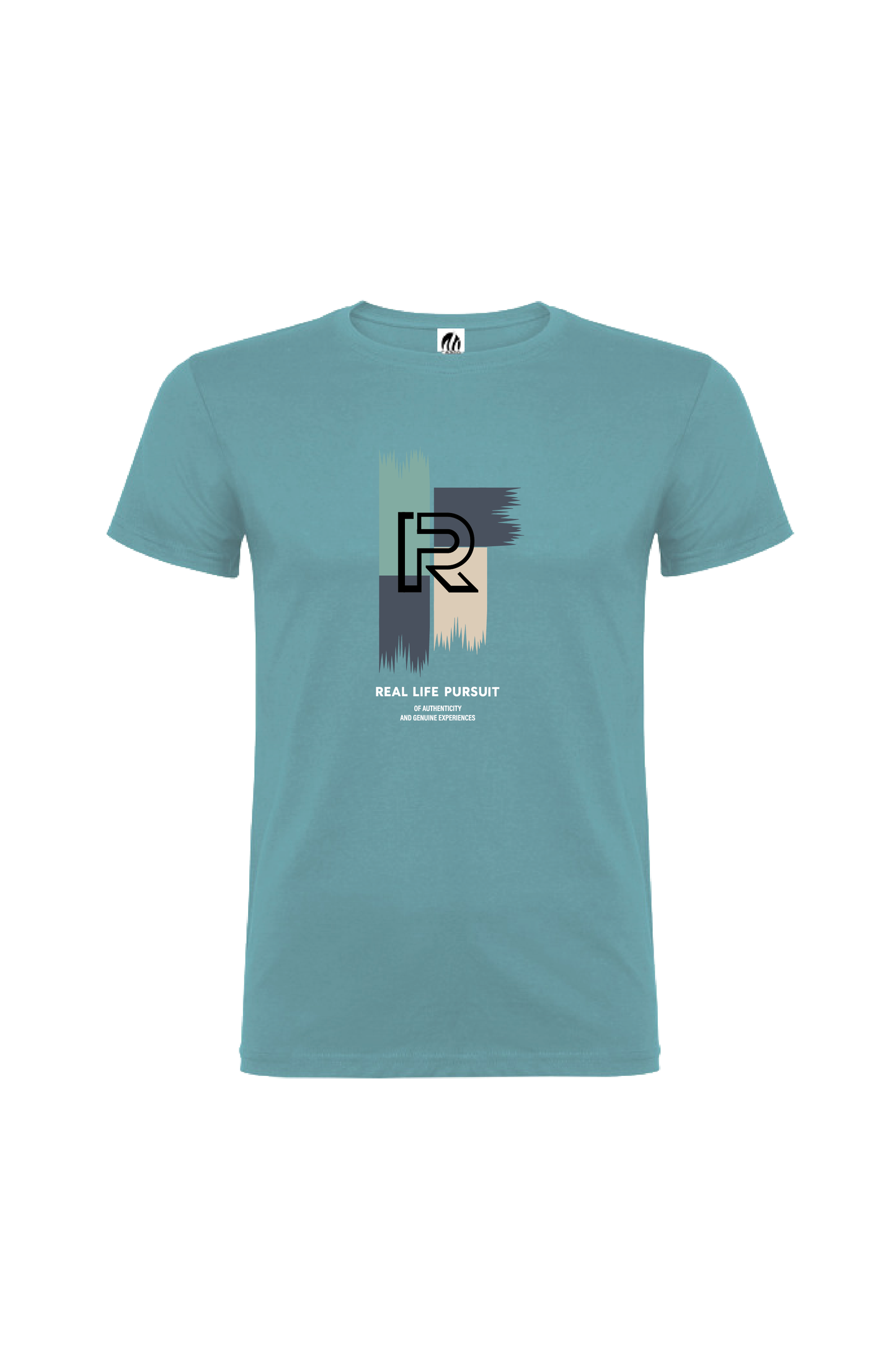 Camiseta Manga Corta Hombre Personalizada "Real life"