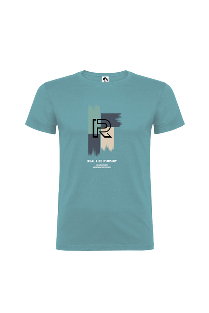 Camiseta Manga Corta Hombre Personalizada "Real life"